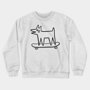 skate dog Crewneck Sweatshirt